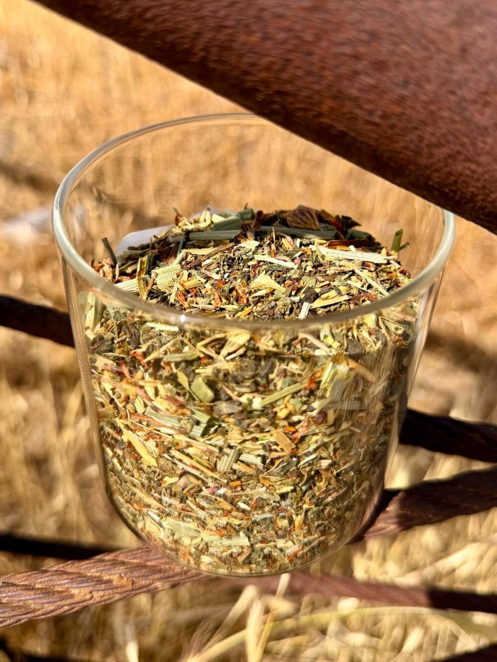 Radiant Aura: Long Hair Loose Leaf Tea Blend